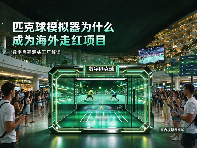 数字匹克球｜匹克球模拟器为什么成为海外走红项目